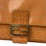 Fendi Zucchino Mamma Baguette Shoulder Bag