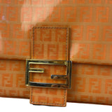 Fendi Zucchino Mamma Baguette Shoulder Bag