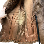Malvoisie Vintage Brown Fur Coat