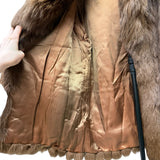 Malvoisie Vintage Brown Fur Coat