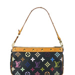 Louis Vuitton x Takashi Murakami Black Monogram Pochette