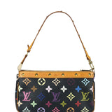 Louis Vuitton x Takashi Murakami Black Monogram Pochette