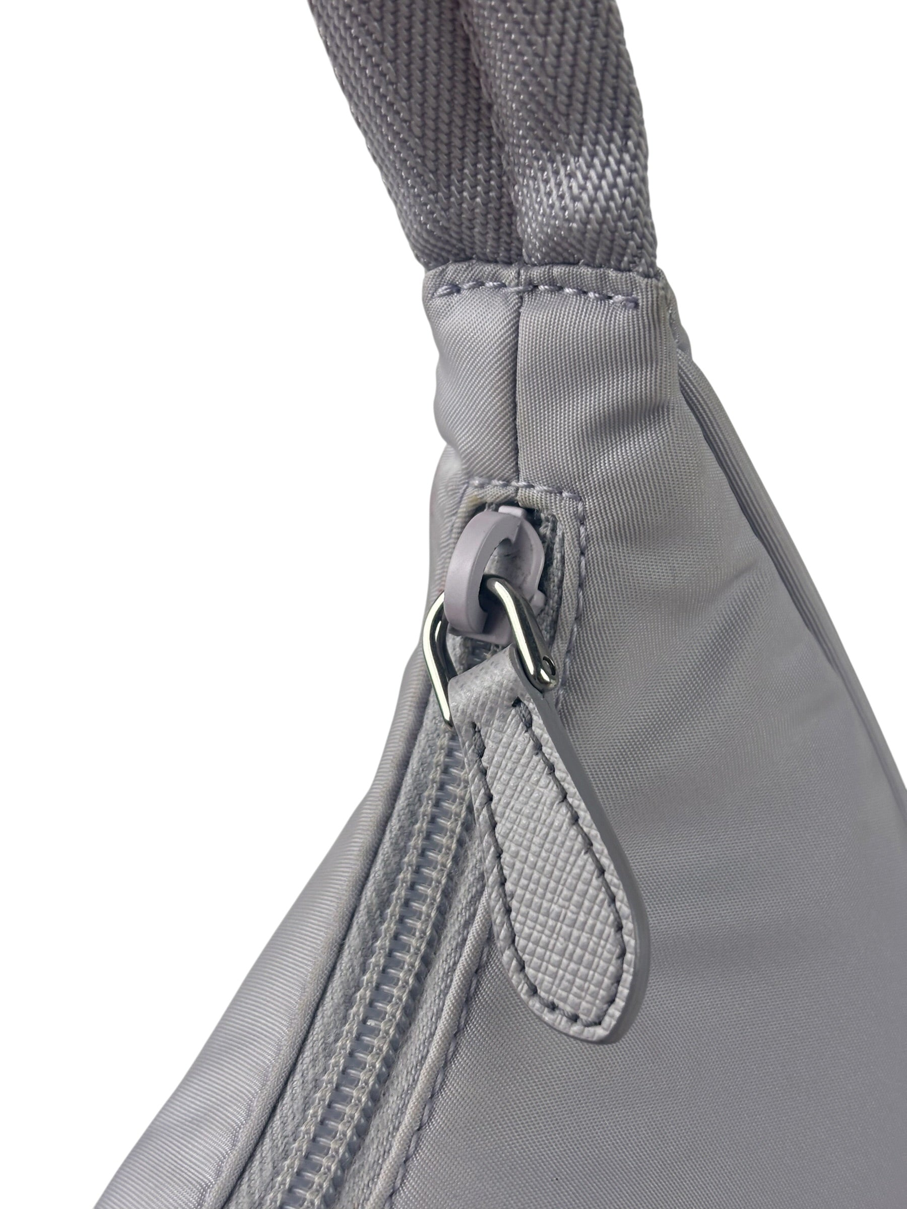 Prada Patel Purple Tessuto Nylon/Leather Trim Re-Edition Pochette 2000
