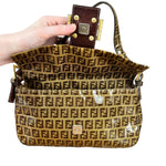 Fendi FF PVC Coated Canvas Baguette