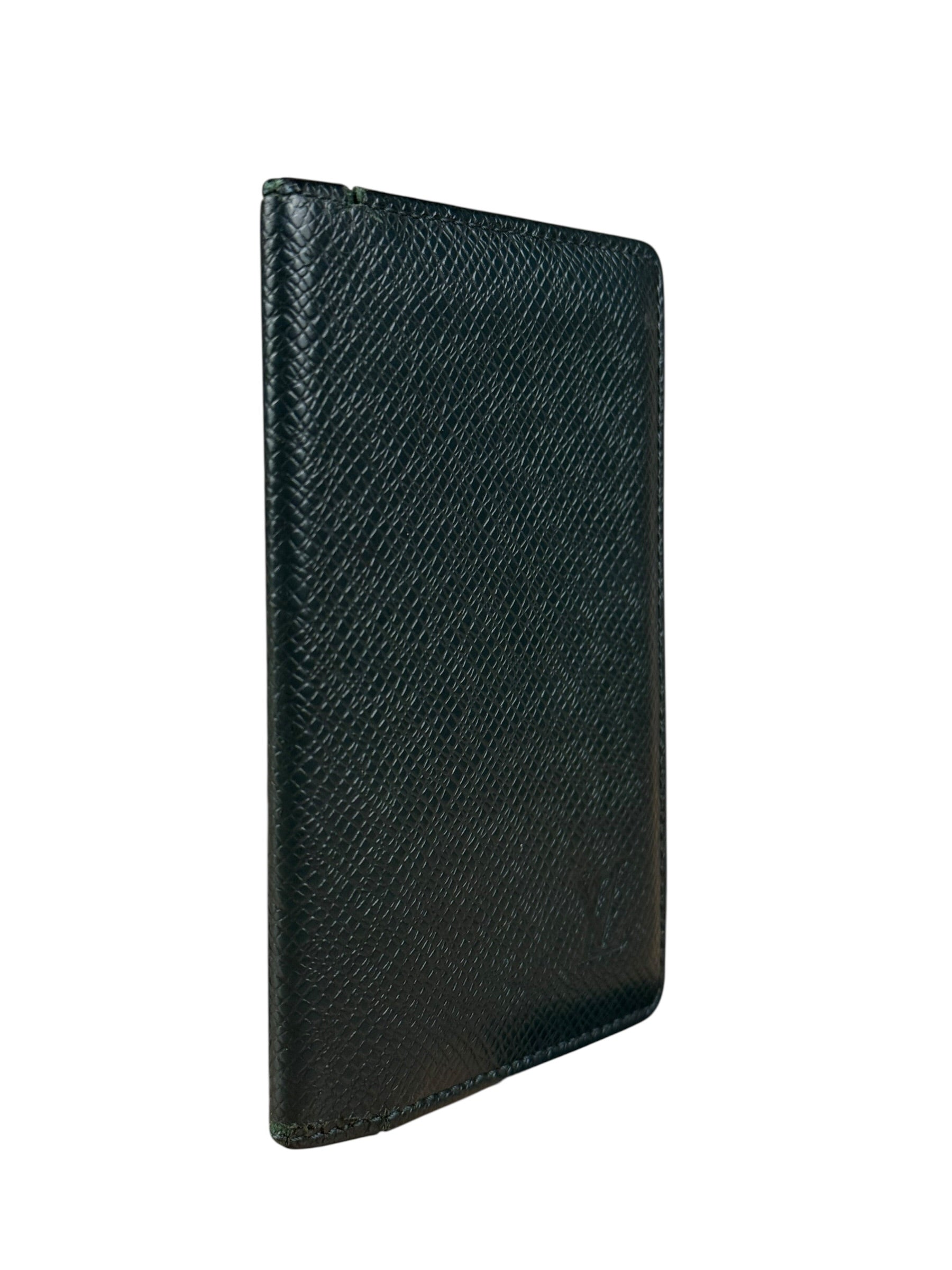 Louis Vuitton Vintage Green Taiga Cardholder