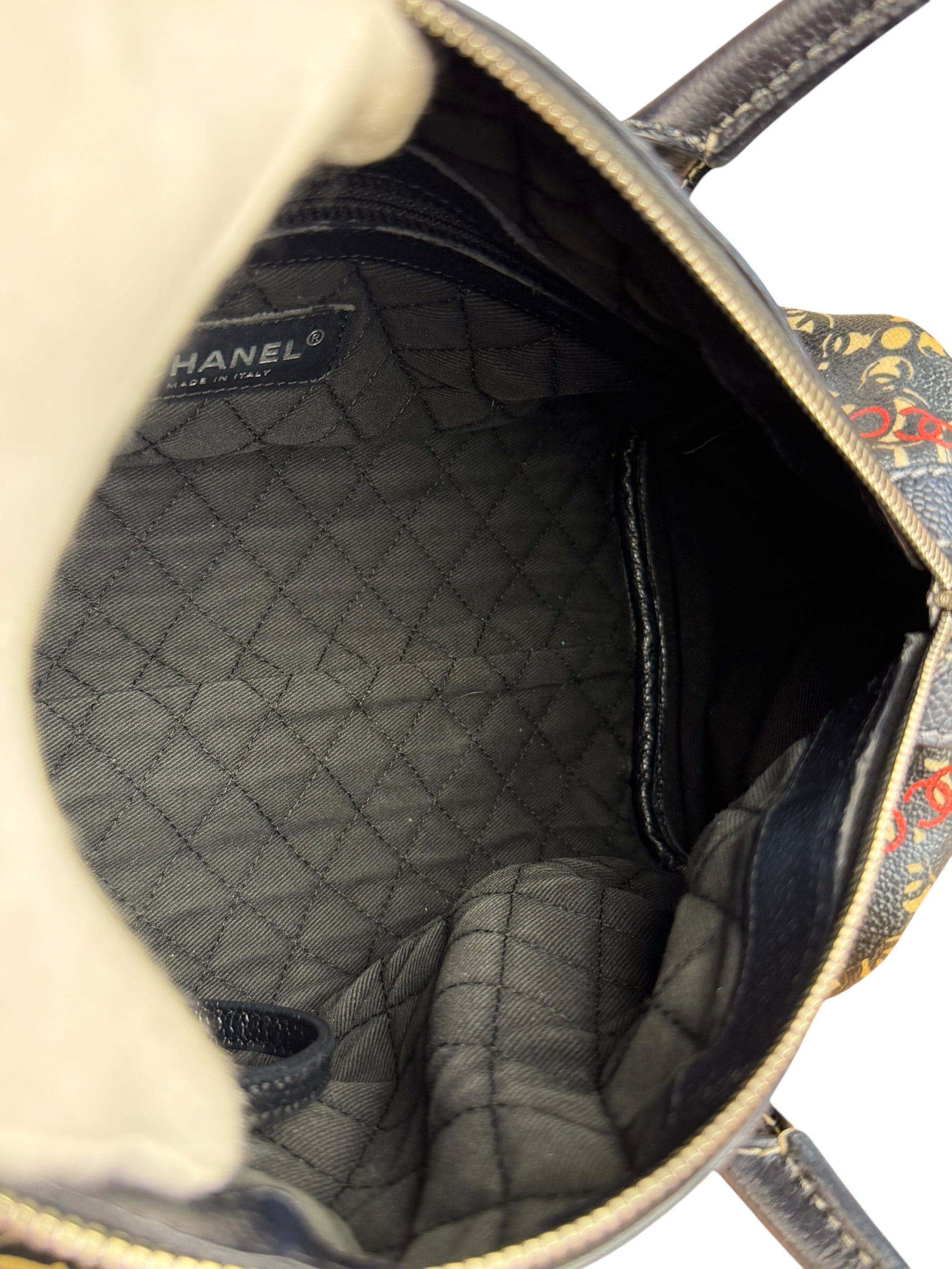 Chanel Vintage Coco Optic Bowler Bag 2006