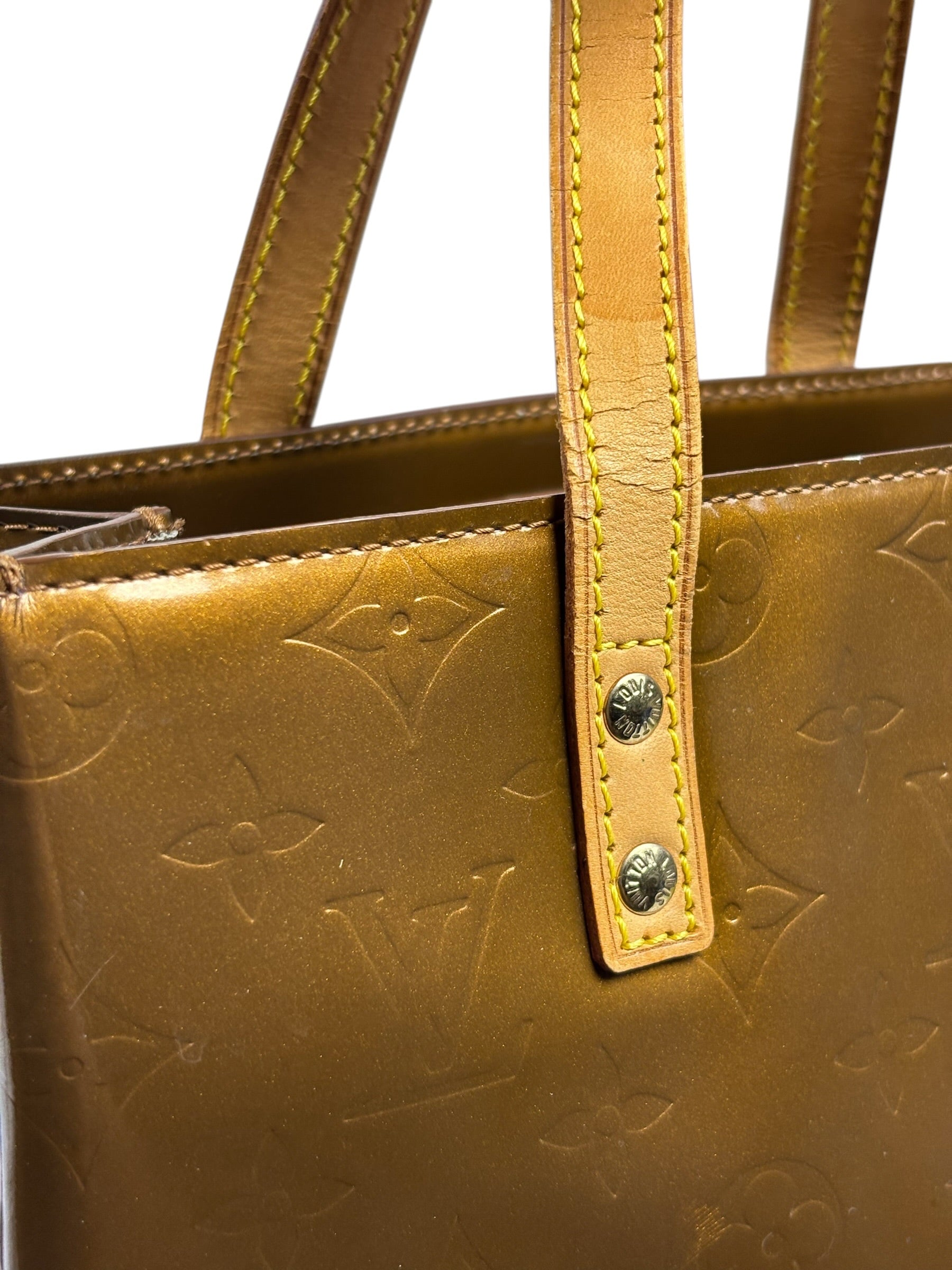 Louis Vuitton Bronze Vernis Reade Tote