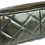 Chanel Green Quilted Patent Leather Reissue XL Tote 2011