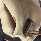 Chloe Black Leather Roy Large Zip Shoulder Bag