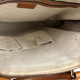 Gucci Beige/Brown GG Web Boston Two-Way Bag