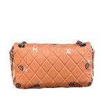 Chanel Pink Paisley Bandana Print Flap Bag