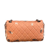 Chanel Pink Paisley Bandana Print Flap Bag