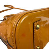 Louis Vuitton Mustard Orange Vernis Alma Two-Way Bag BB