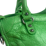 Balenciaga Green Leather Small Le City Two-Way Bag