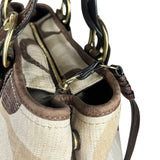 Coach Vintage Braided Strap Canvas Shoulder Bag