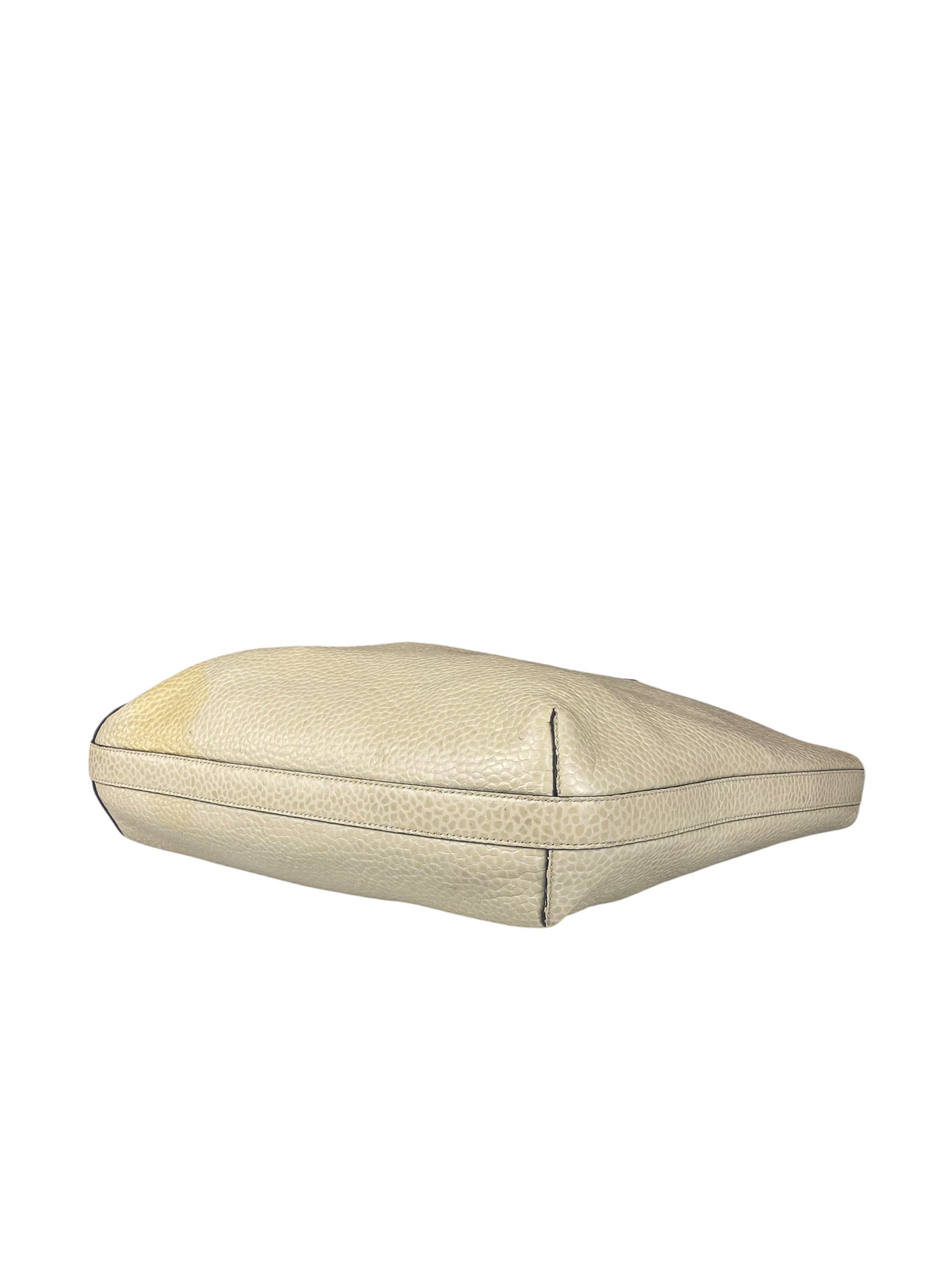 Brunello Cucinelli Cream Leather Tote