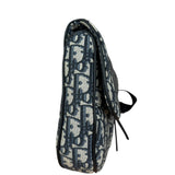 Christian Dior Navy Oblique Saddle Crossbody Bag