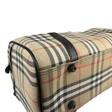 Burberry Vintage Haymarket House Small Boston Bag