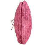 Fendi Pink Raffia Mini Chef Bag