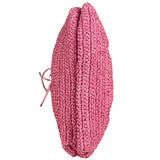 Fendi Pink Raffia Mini Chef Bag