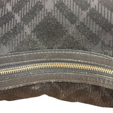 Burberry Black Tonal Check Maskell Hobo Bag