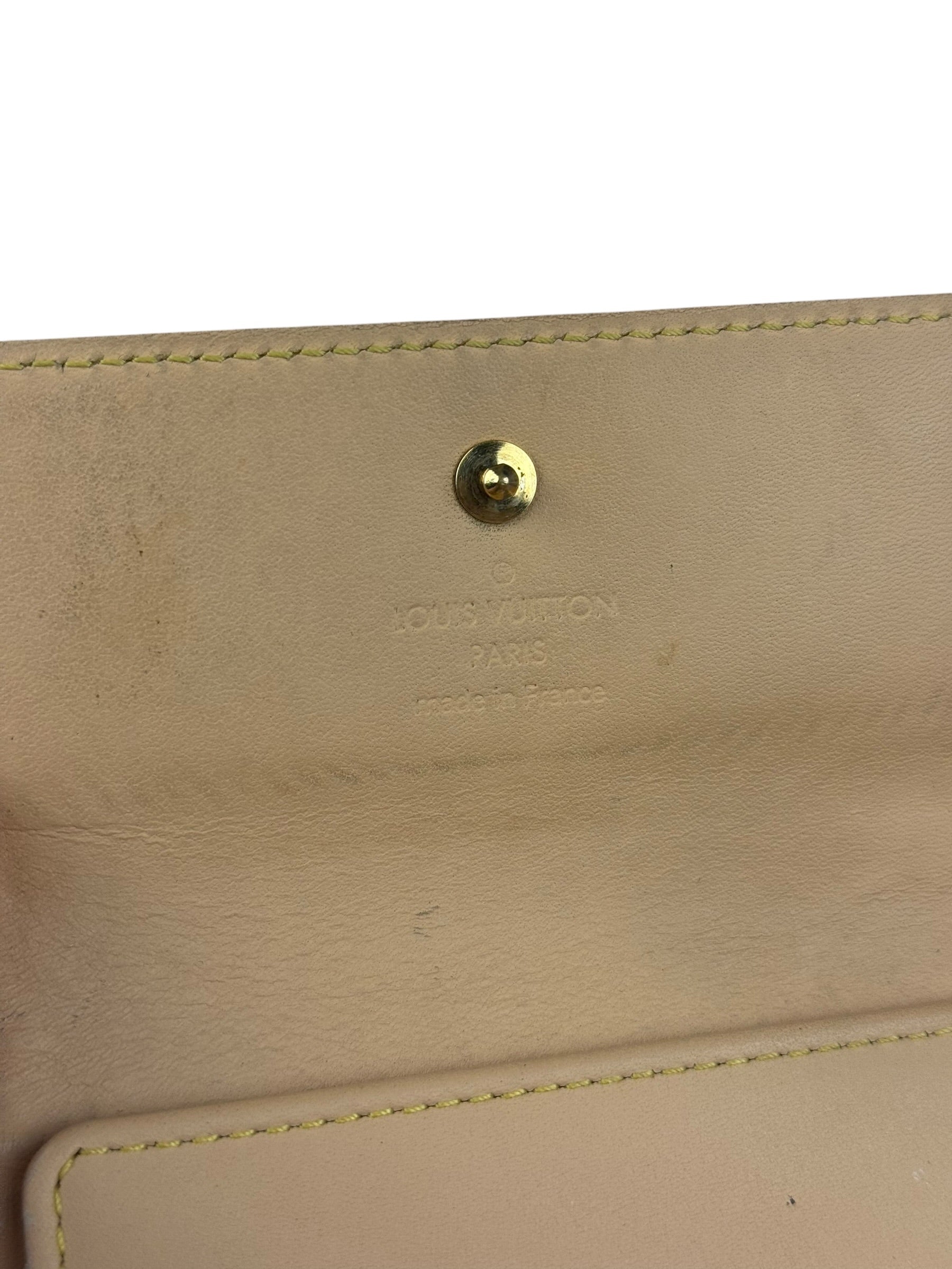 Louis Vuitton White Murakami Compact Wallet