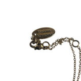 Vivienne Westwood Rhinestone Orb Pendant Necklace