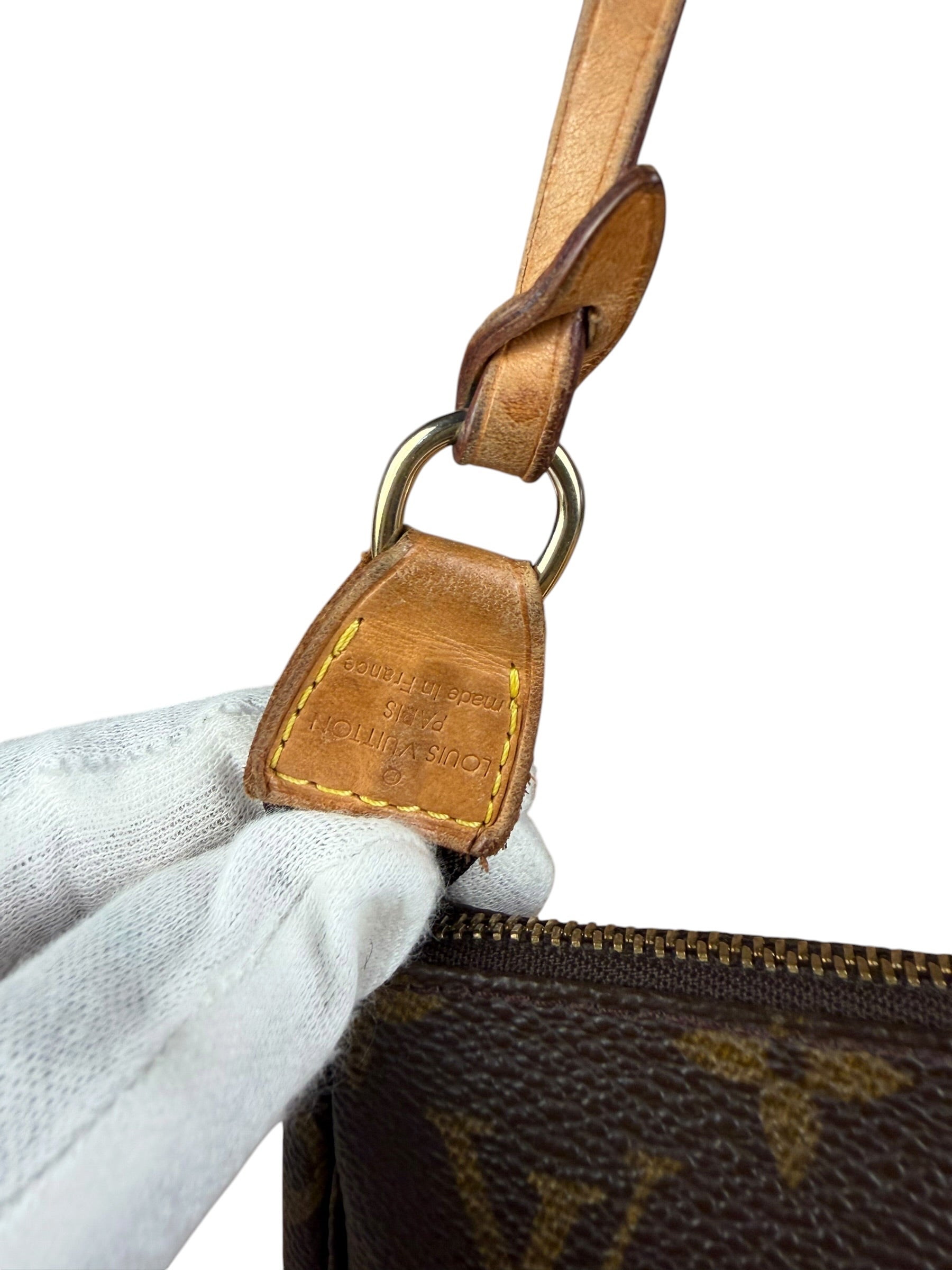 Louis Vuitton Leather Monogram Pochette
