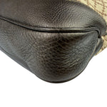 Gucci Brown Leather Trim Jackie 1961 Hobo Bag