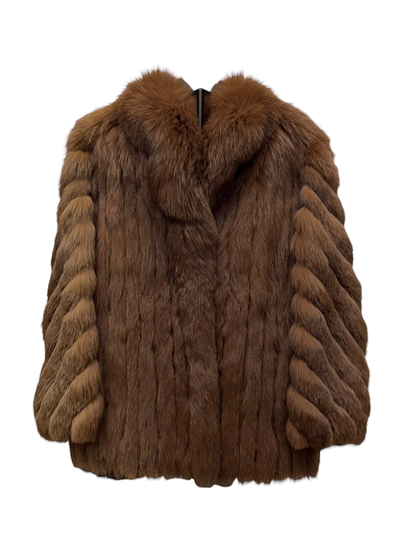 Malvoisie Vintage Brown Fur Coat