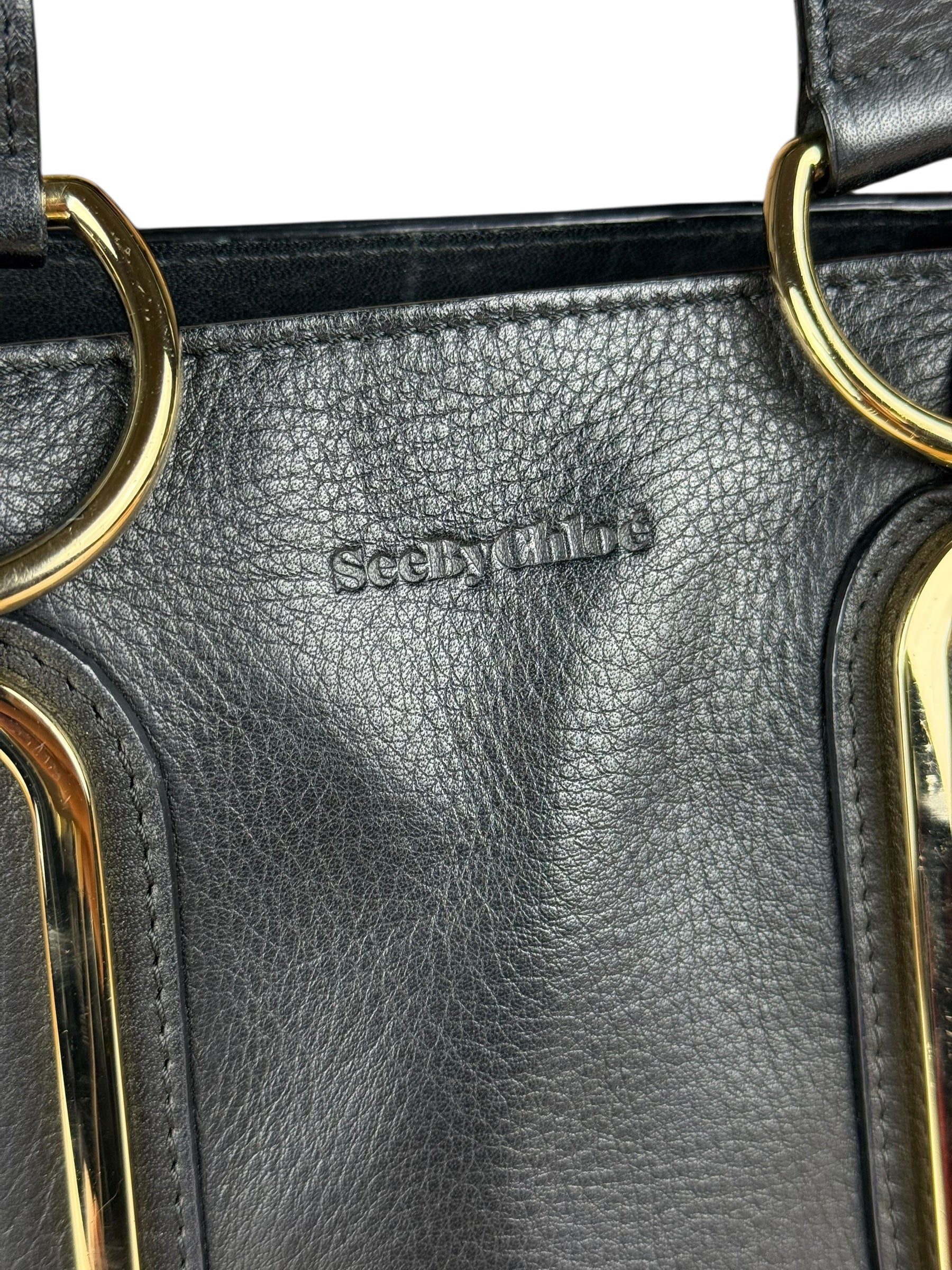 See By Chloé Black Two Way Bag