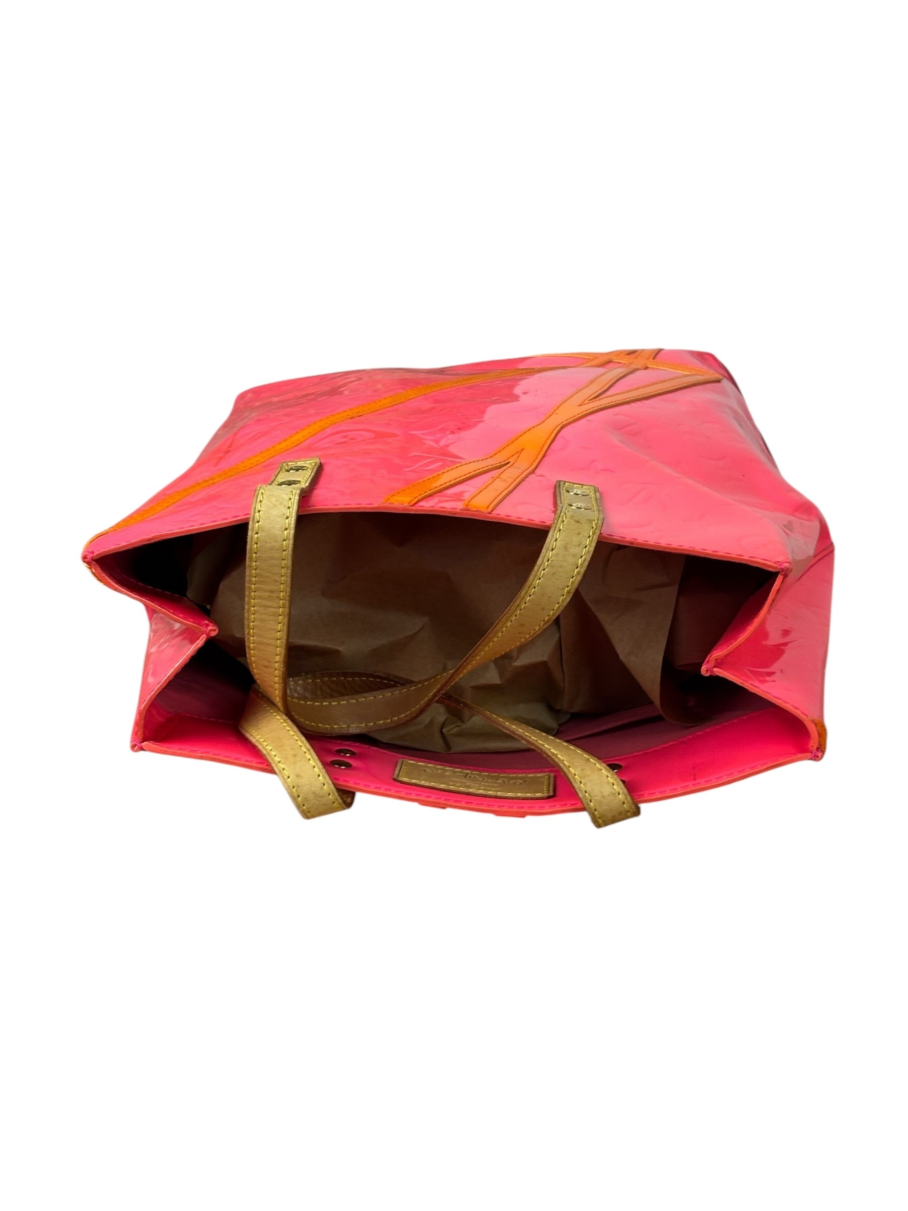 Louis Vuitton x Robert Wilson Fluo Pink Reade Vernis Tote