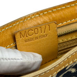 Celine Navy Denim/Leather Trim C Macadam Pochette