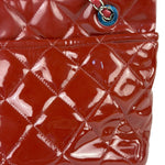 Chanel Patent Red Quilted S Shopper Tote 2013