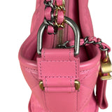 Chanel Pink Quilted Leather Small Gabrielle Hobo Bag 2019