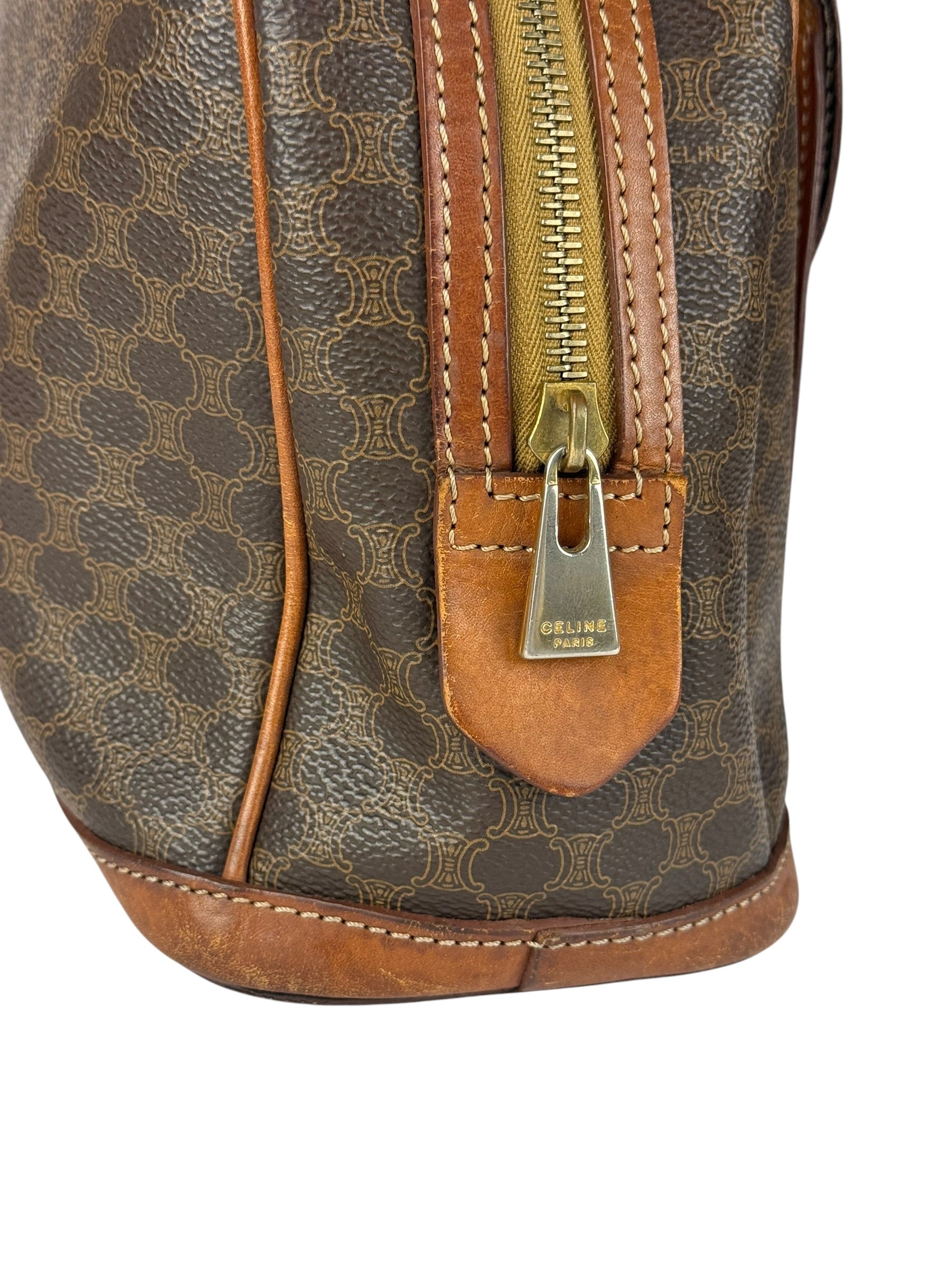 Celine Vintage Macadam Top Handle Bag