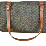 Yves Saint Laurent Vintage Brown Leather Woven Hand Bag