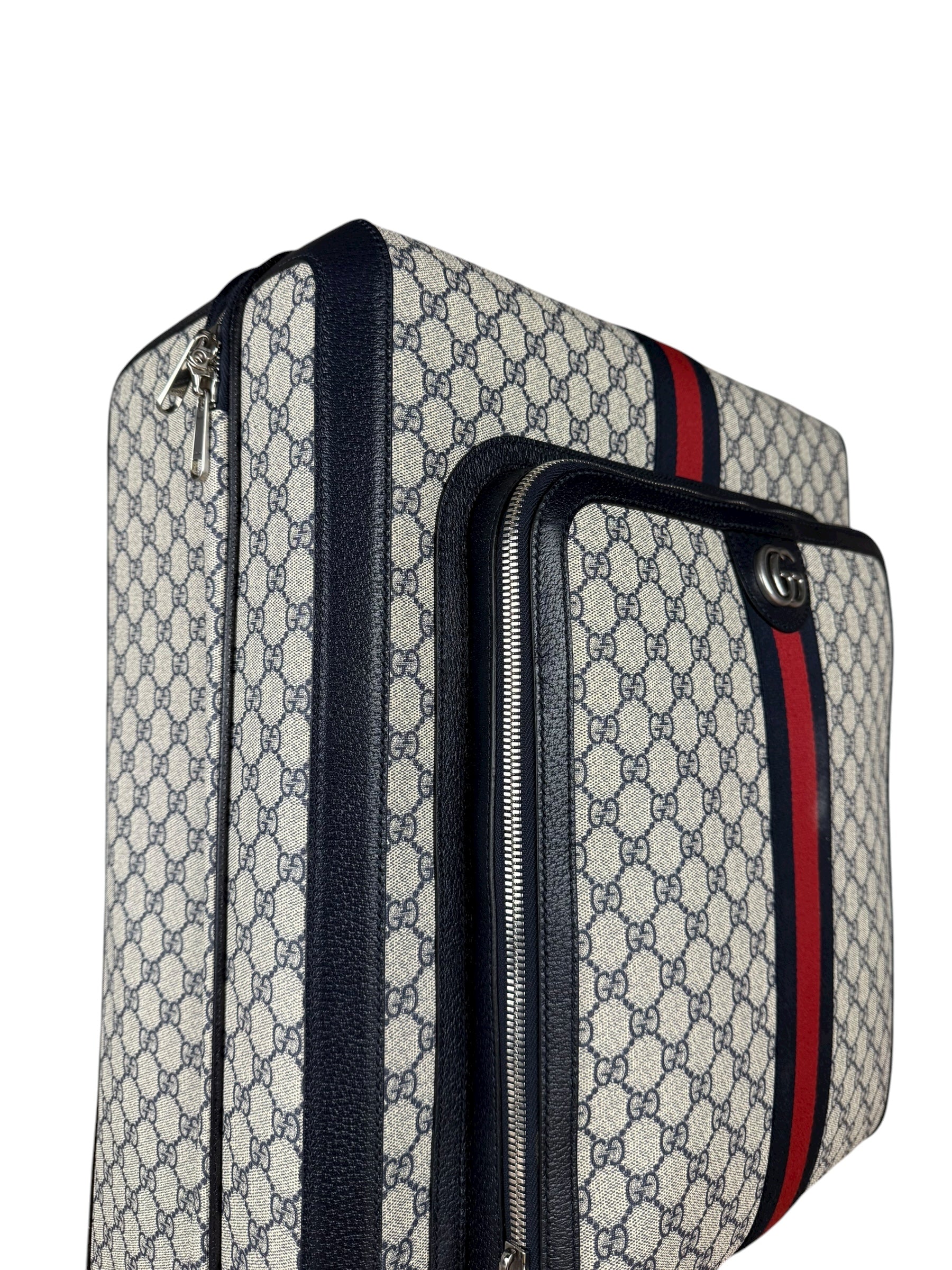 Gucci GG Savoy Navy Medium Trolley Luggage