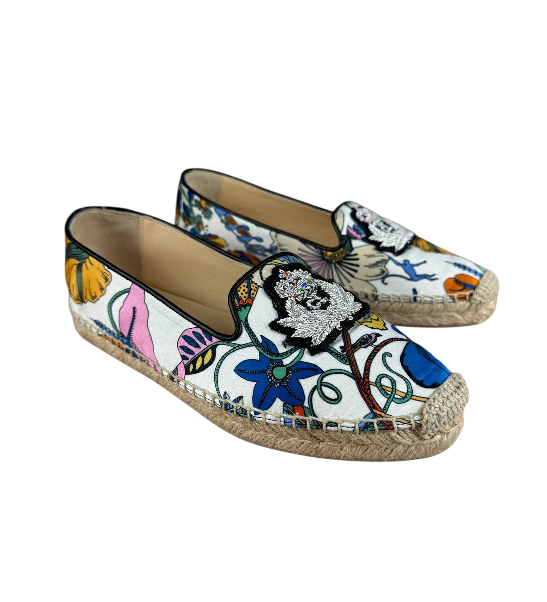 Christian Louboutin Patterned Flat Espadrilles