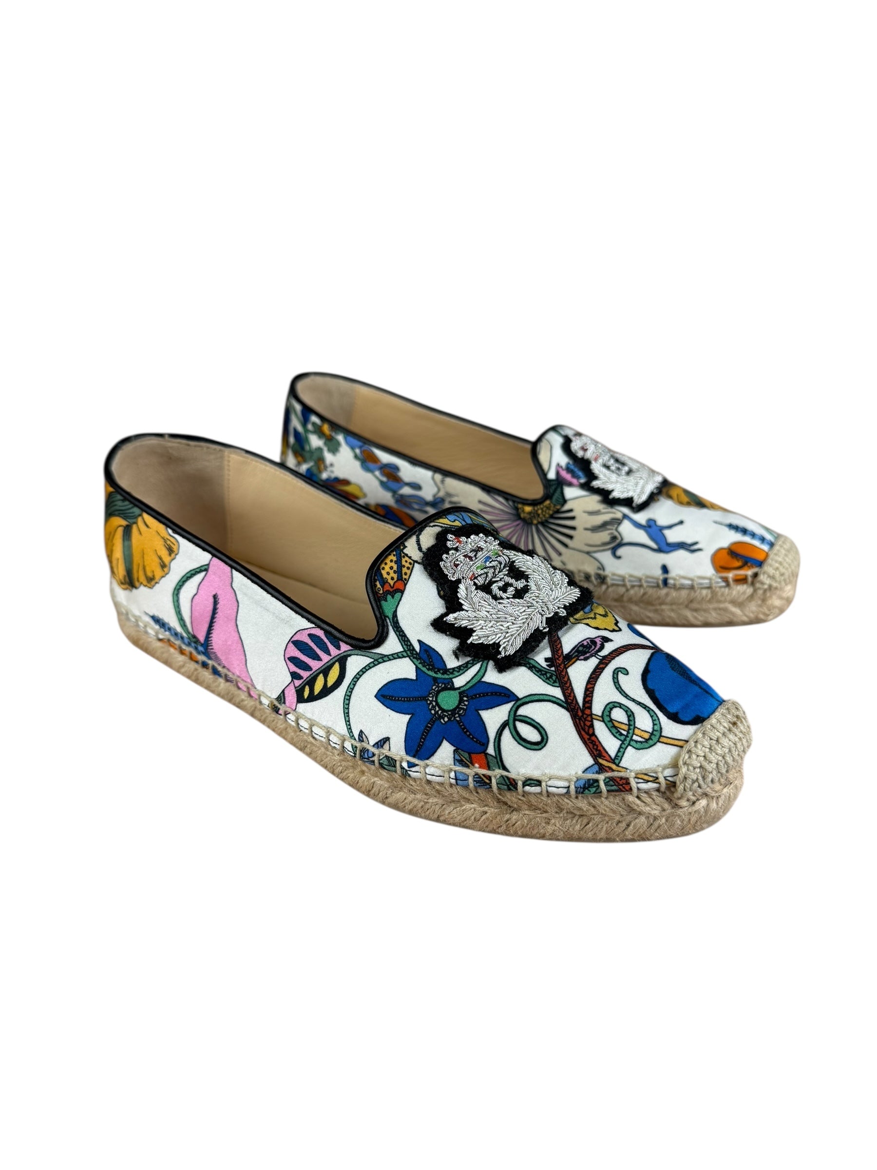 Christian Louboutin Patterned Flat Espadrilles