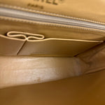 Chanel Beige Quilted Leather Two-Toned Double Flap Bag '94-'96