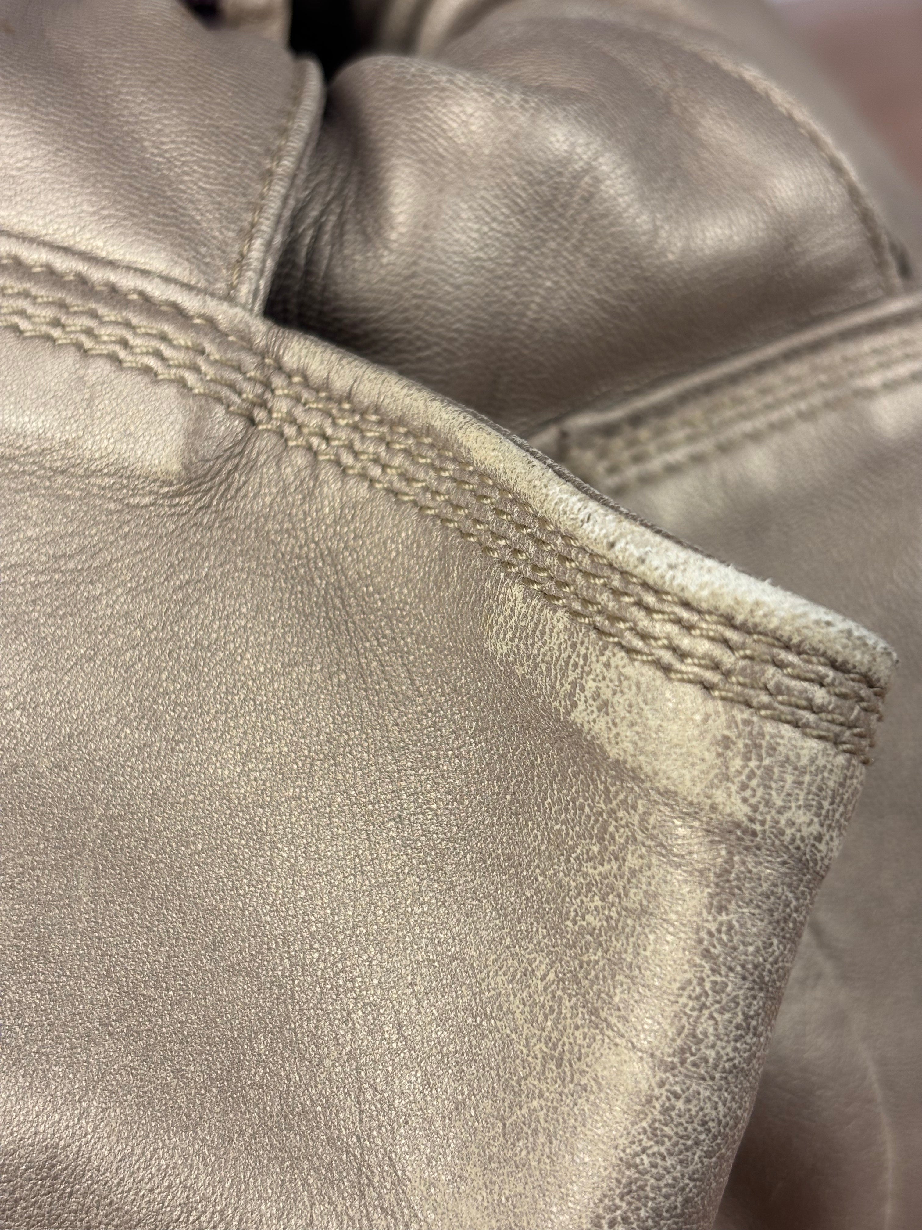 Loewe Metallic Leather Nappa Air Handbag