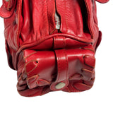 Chloe Red Leather Silverado Shoulder Bag
