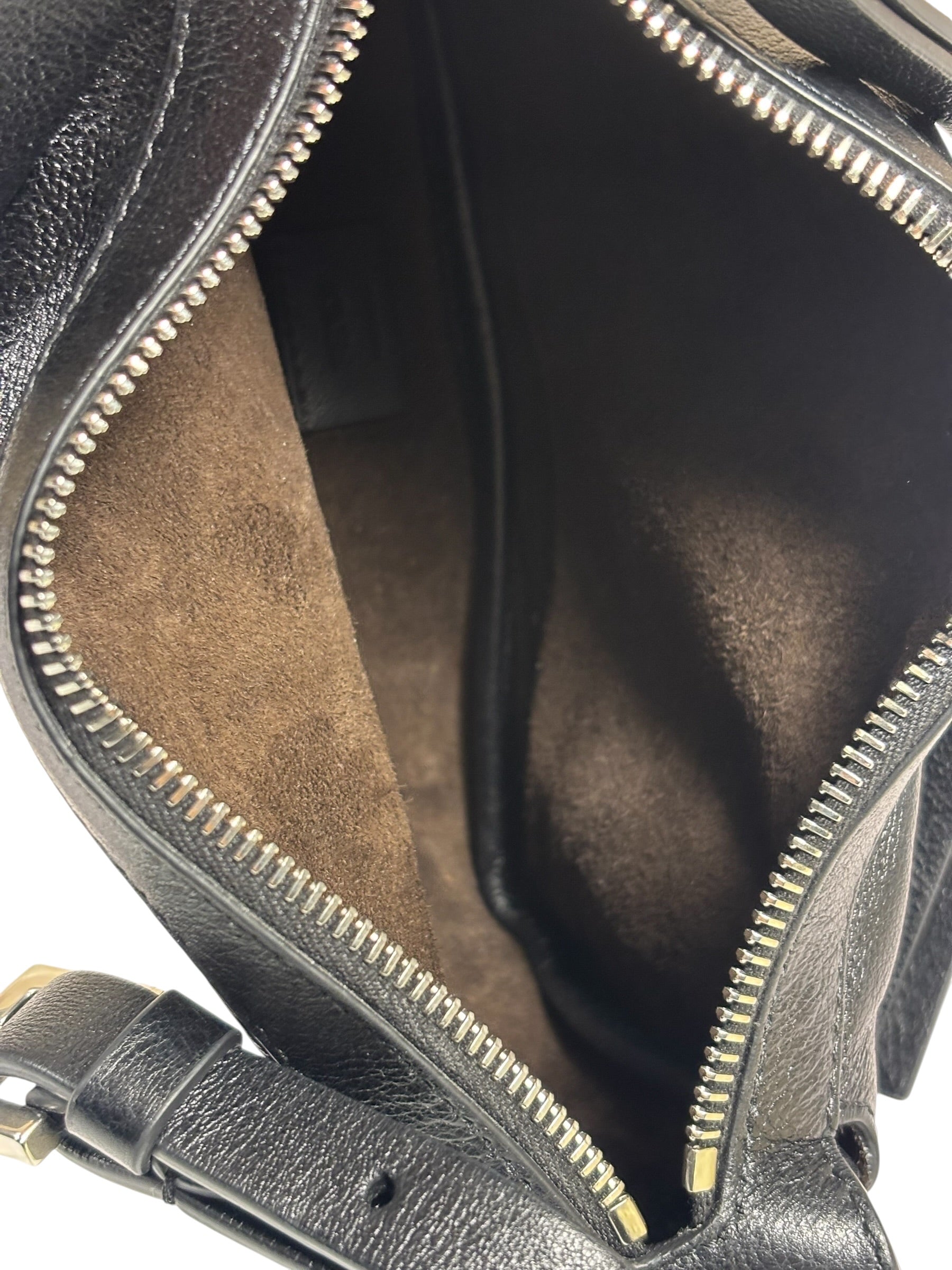Fendi Black Leather/Suede Simply Pochette