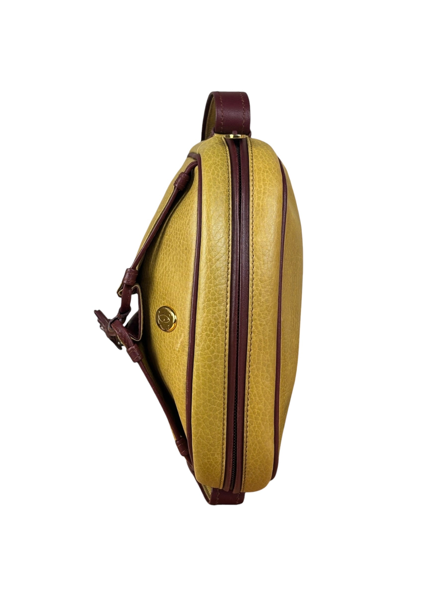 Cartier Vintage Leather Crossbody Camera Bag