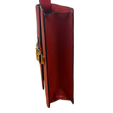Gucci Red Leather Sylvie Shoulder Bag