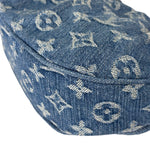 Louis Vuitton Blue Denim/Leather Trim Pochette