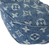 Louis Vuitton Blue Denim/Leather Trim Pochette