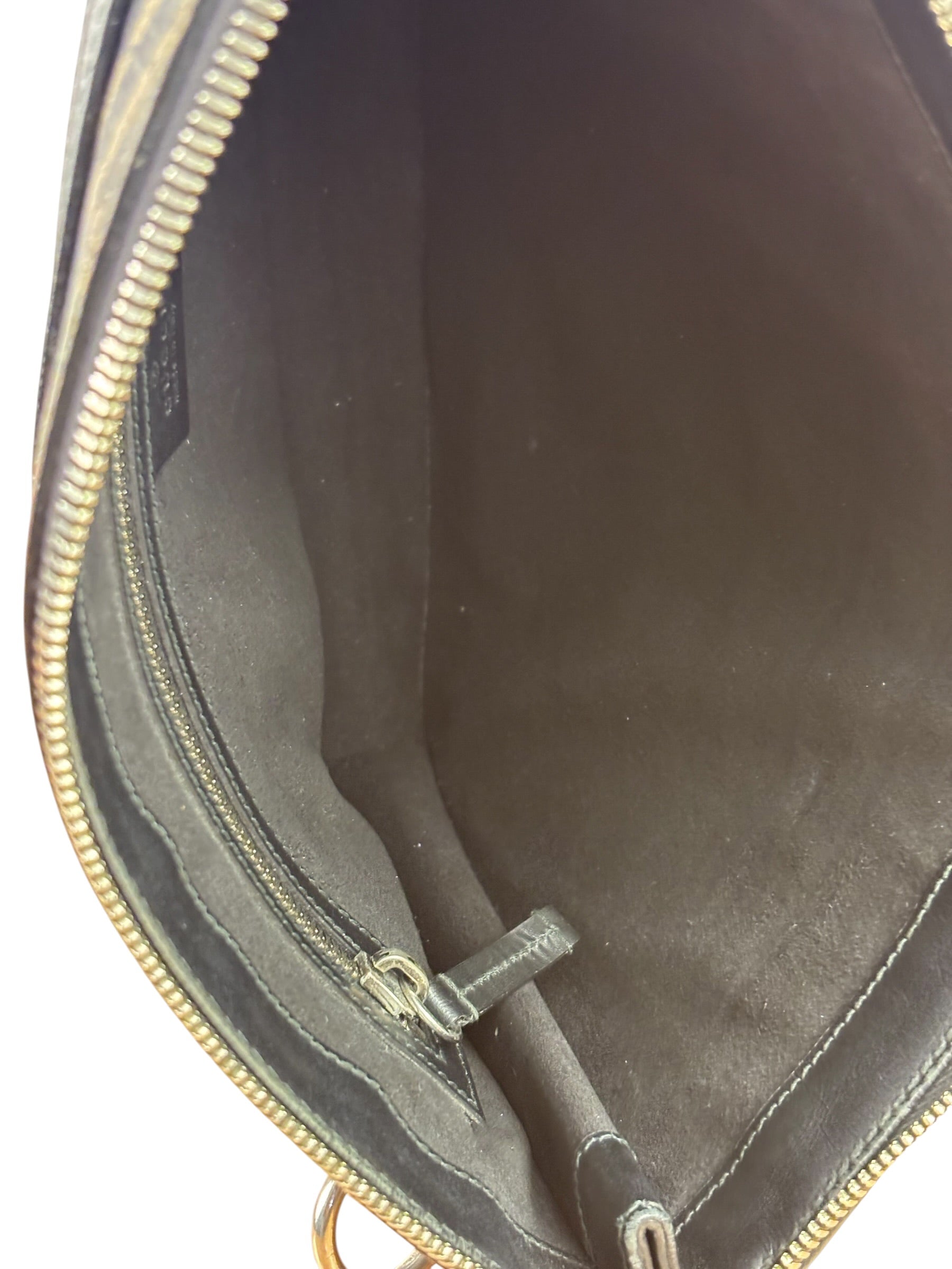 Gucci Beige/Black GG Caleido Web Zip Crossbody Bag