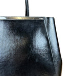 Fendi Black Patent Leather 2Jours Handbag